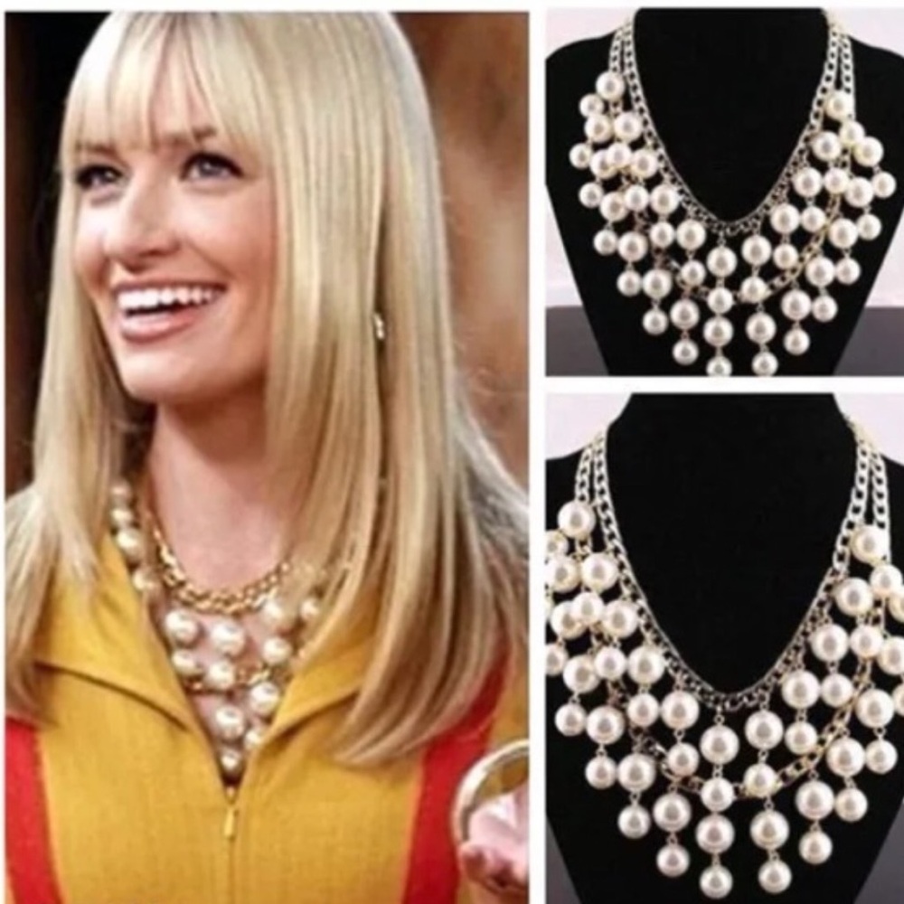Cascading Pearl Necklace